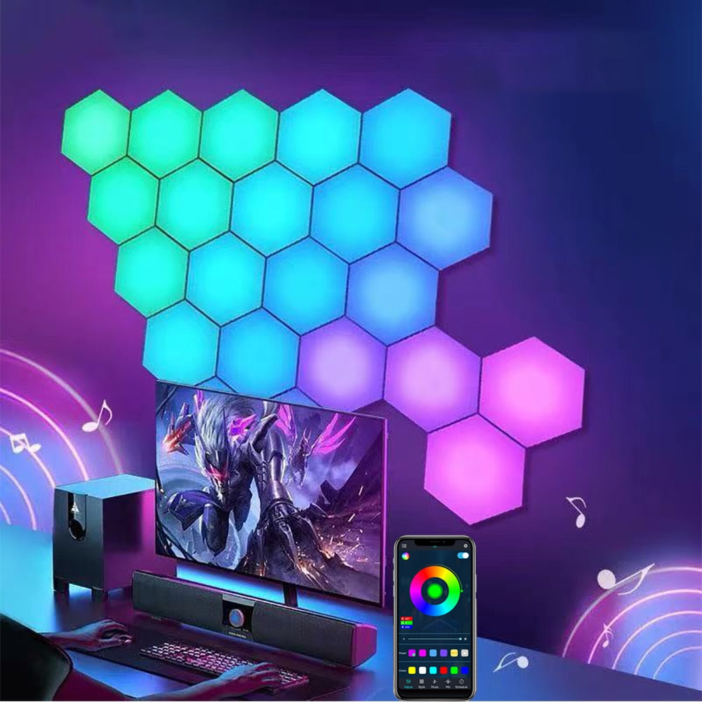 LED Hexagonal Night Light