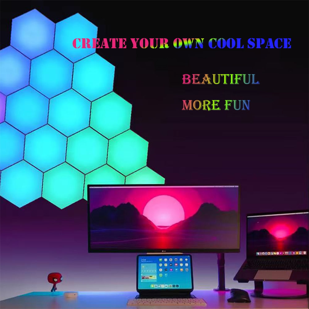 LED Hexagonal Night Light